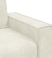 2-Sitzer-Sofa Creme 140 cm Samt