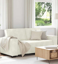 2-Sitzer-Sofa Creme 140 cm Samt