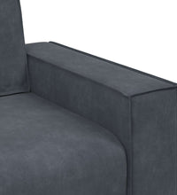 3-Sitzer-Sofa Dunkelgrau 180 cm Samt