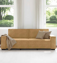 3-Sitzer-Sofa Braun 180 cm Samt