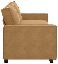 3-Sitzer-Sofa Braun 180 cm Samt