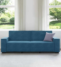 3-Sitzer-Sofa Blau 180 cm Samt