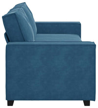 3-Sitzer-Sofa Blau 180 cm Samt