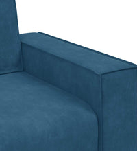 3-Sitzer-Sofa Blau 180 cm Samt
