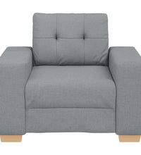 Sessel Hellgrau 59 cm Stoff