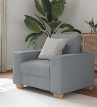 Sessel Hellgrau 59 cm Stoff