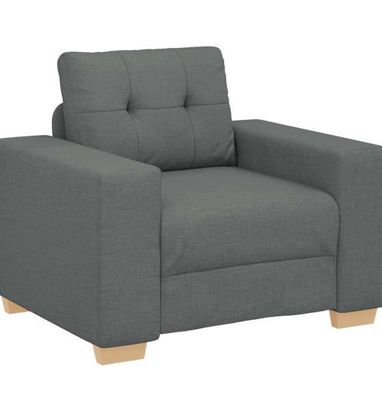 Sessel Dunkelgrau 59 cm Stoff