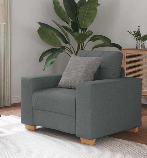 Sessel Dunkelgrau 59 cm Stoff