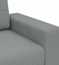 Zweisitzer-Sofa Hellgrau 120 cm Stoff