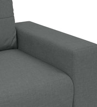 Zweisitzer-Sofa Dunkelgrau 120 cm Stoff