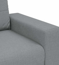 Zweisitzer-Sofa Hellgrau 140 cm Stoff