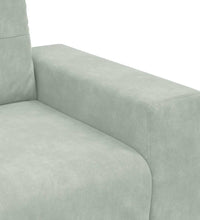 Sessel Hellgrau 59 cm Samt