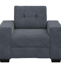 Sessel Dunkelgrau 59 cm Samt