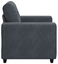 Sessel Dunkelgrau 59 cm Samt