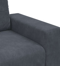 Sessel Dunkelgrau 59 cm Samt