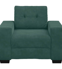 Sessel Dunkelgrün 59 cm Samt