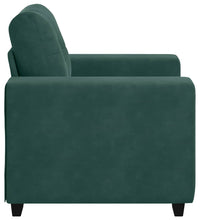 Sessel Dunkelgrün 59 cm Samt