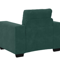 Sessel Dunkelgrün 59 cm Samt