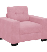 Sessel Rosa 59 cm Samt