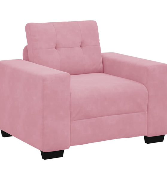 Sessel Rosa 59 cm Samt