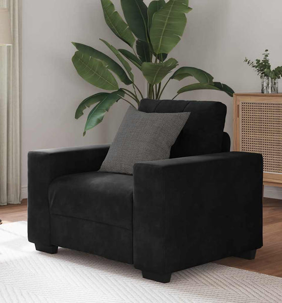 Sessel Schwarz 59 cm Samt
