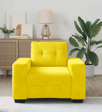Sessel Gelb 59 cm Samt
