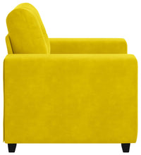 Sessel Gelb 59 cm Samt
