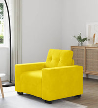 Sessel Gelb 59 cm Samt