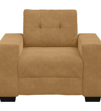 Sessel Braun 59 cm Samt