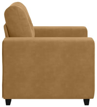 Sessel Braun 59 cm Samt