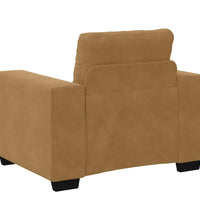 Sessel Braun 59 cm Samt