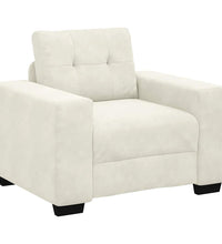 Sessel Creme 59 cm Samt