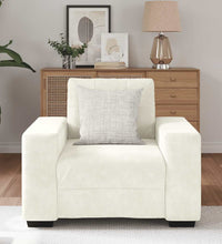 Sessel Creme 59 cm Samt