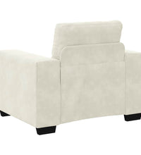 Sessel Creme 59 cm Samt