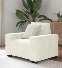 Sessel Creme 59 cm Samt
