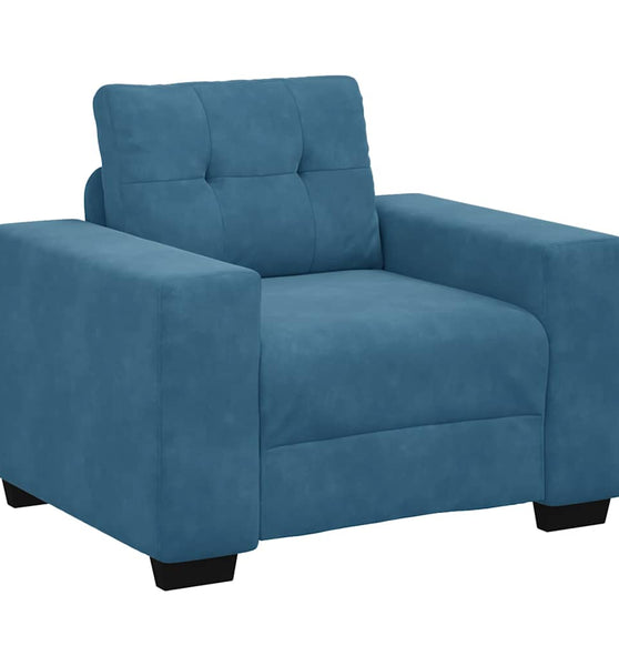 Sessel Blau 59 cm Samt