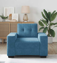 Sessel Blau 59 cm Samt