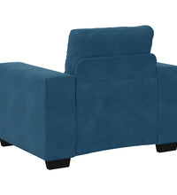 Sessel Blau 59 cm Samt