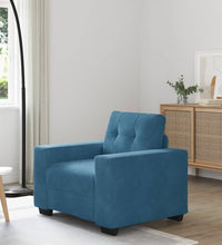 Sessel Blau 59 cm Samt