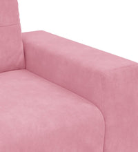 Zweisitzer-Sofa Rosa 120 cm Samt