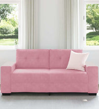 Zweisitzer-Sofa Rosa 140 cm Samt