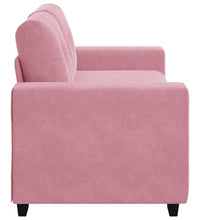 Zweisitzer-Sofa Rosa 140 cm Samt