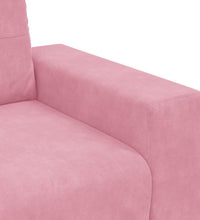 Zweisitzer-Sofa Rosa 140 cm Samt