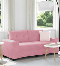 Zweisitzer-Sofa Rosa 140 cm Samt