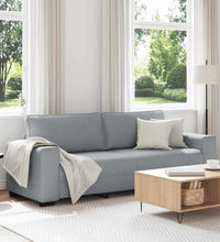 3-Sitzer-Sofa Hellgrau 180 cm Stoff