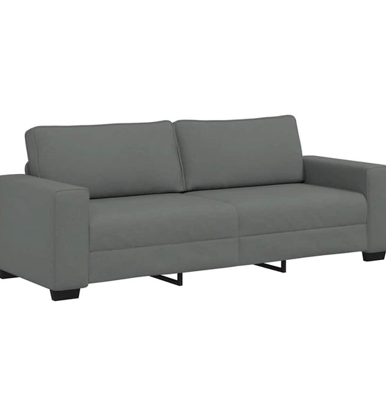 3-Sitzer-Sofa Dunkelgrau 180 cm Stoff
