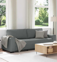 3-Sitzer-Sofa Dunkelgrau 180 cm Stoff