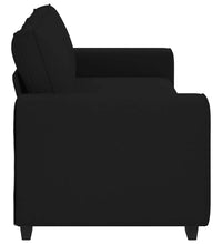 3-Sitzer-Sofa Schwarz 180 cm Stoff