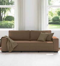 3-Sitzer-Sofa Braun 180 cm Stoff