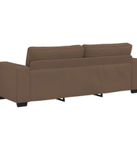 3-Sitzer-Sofa Braun 180 cm Stoff